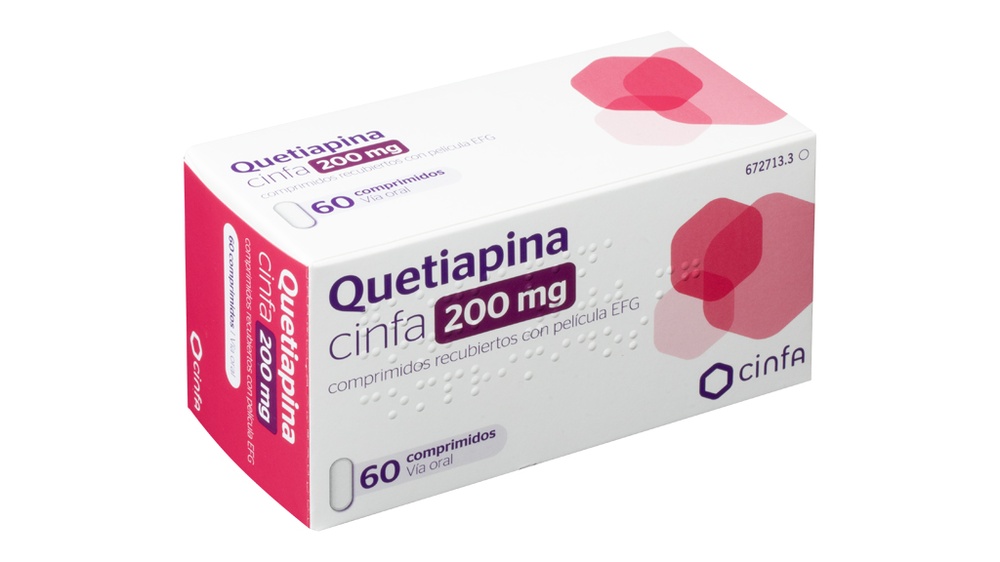 QUETIAPINA CINFA 200 mg COMPRIMIDOS REVESTIDOS POR PELÍCULA