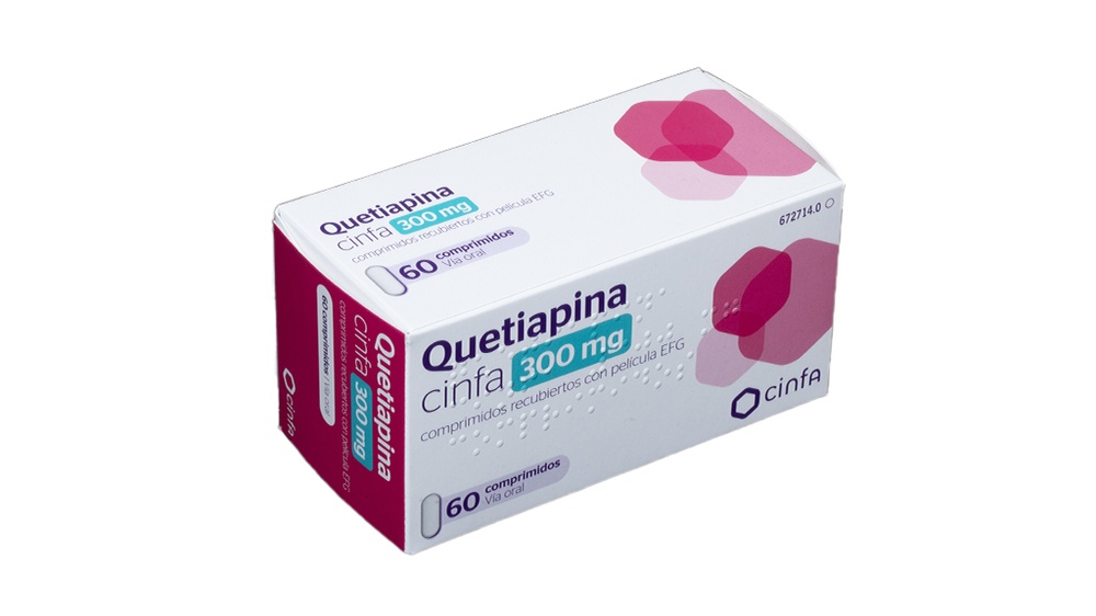 QUETIAPINA CINFA 300 mg COMPRIMIDOS REVESTIDOS POR PELÍCULA