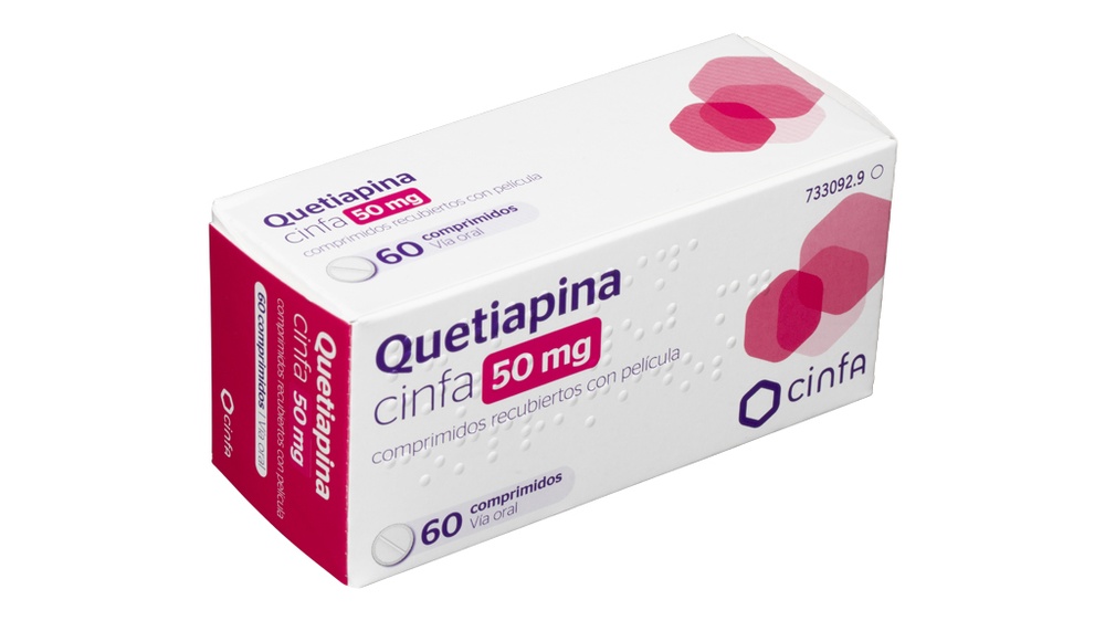 QUETIAPINA CINFA 50 mg COMPRIMIDOS REVESTIDOS POR PELÍCULA