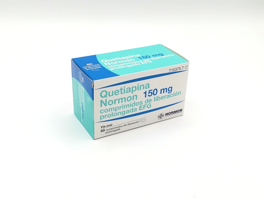 QUETIAPINA NORMON 150 mg COMPRIMIDOS DE LIBERTAÇÃO PROLONGADA