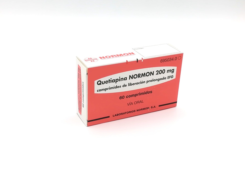 QUETIAPINA NORMON 200 mg COMPRIMIDOS DE LIBERTAÇÃO PROLONGADA