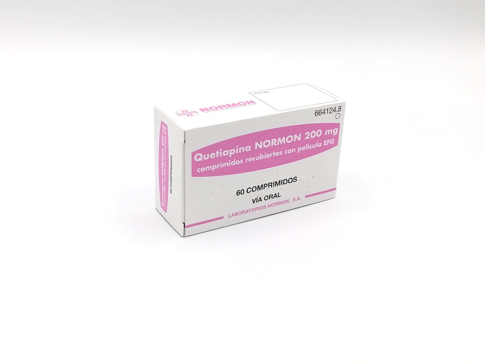QUETIAPINA NORMON 200 mg COMPRIMIDOS REVESTIDOS POR PELÍCULA