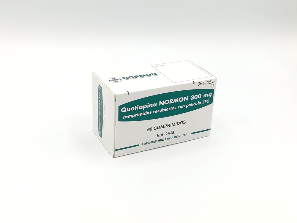 QUETIAPINA NORMON 300 mg COMPRIMIDOS REVESTIDOS POR PELÍCULA
