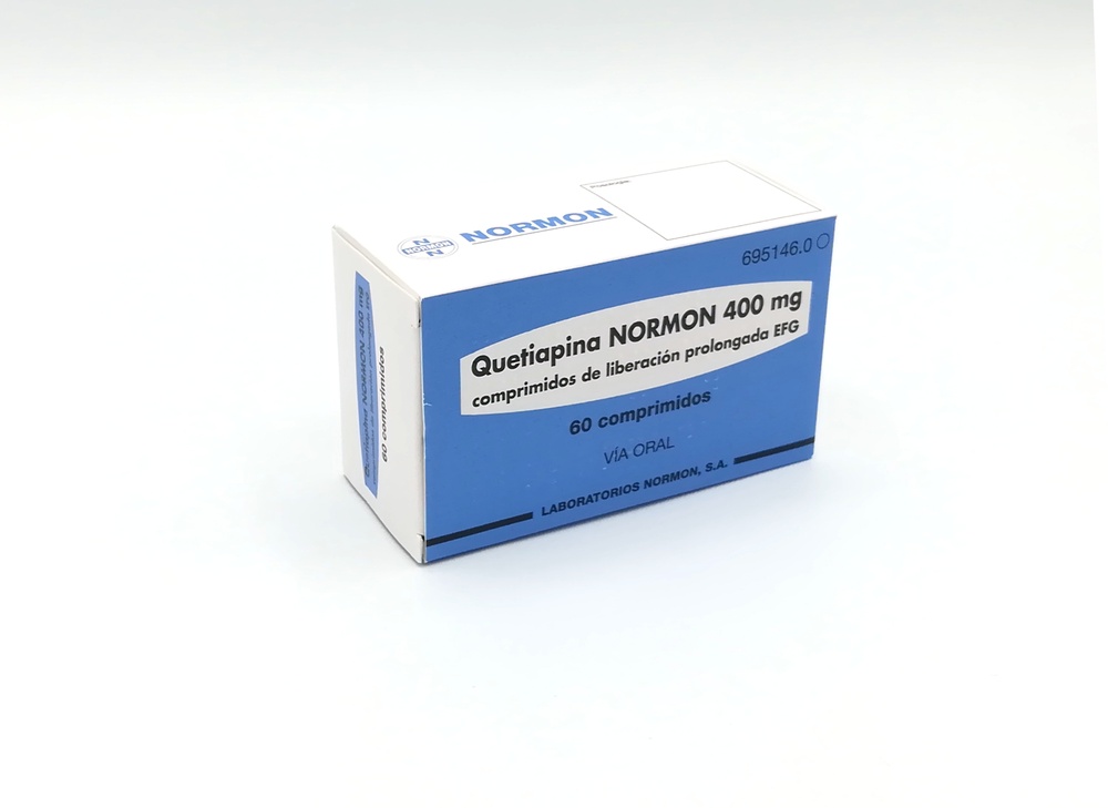QUETIAPINA NORMON 400 mg COMPRIMIDOS DE LIBERTAÇÃO PROLONGADA