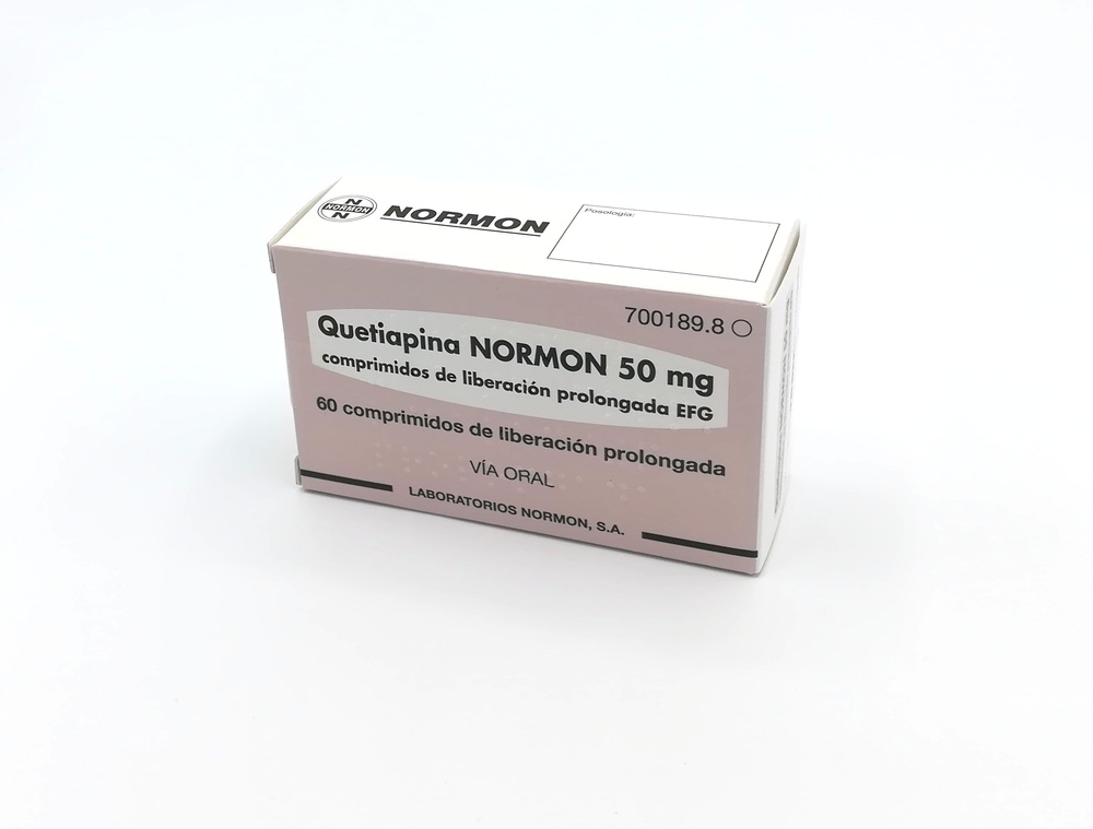 QUETIAPINA NORMON 50 mg COMPRIMIDOS DE LIBERTAÇÃO PROLONGADA