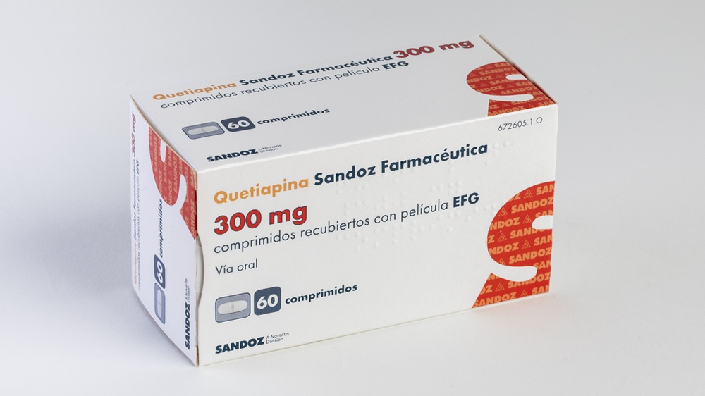 QUETIAPINA SANDOZ 300 mg COMPRIMIDOS REVESTIDOS POR PELÍCULA
