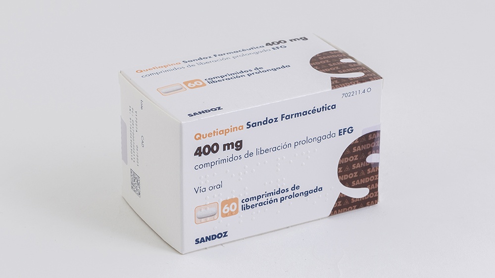 QUETIAPINA SANDOZ 400 mg COMPRIMIDOS DE LIBERTAÇÃO PROLONGADA