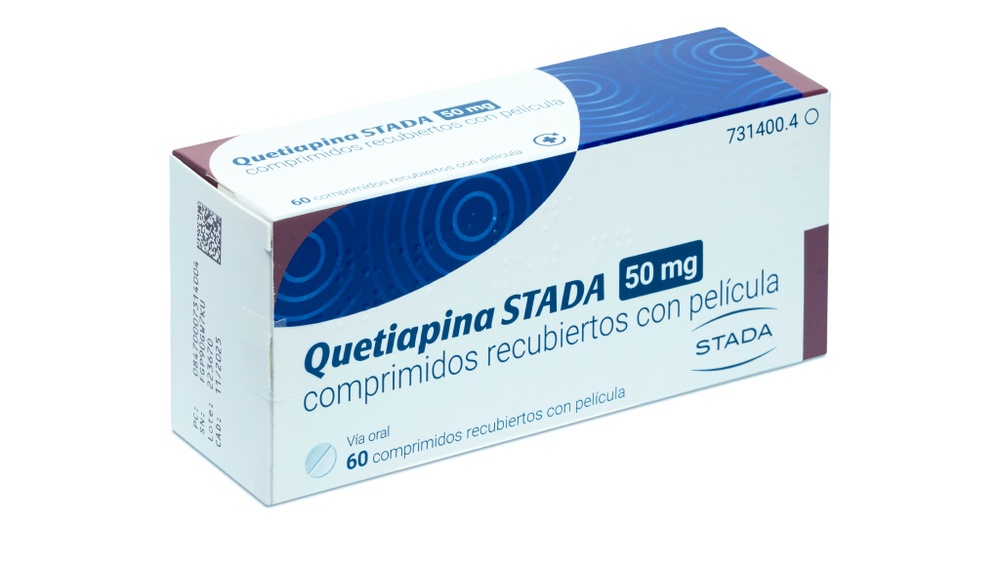 QUETIAPINA STADA 50 mg COMPRIMIDOS REVESTIDOS POR PELÍCULA
