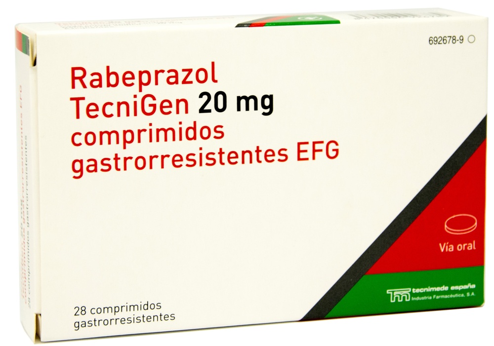RABEPRAZOL TECNIGEN 20 mg COMPRIMIDOS GASTRO-RESISTENTES