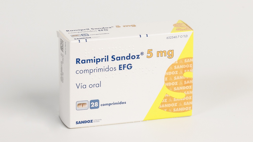 RAMIPRIL SANDOZ 5 mg COMPRIMIDOS