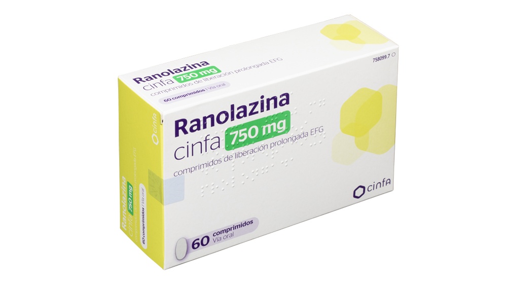 RANOLAZINA CINFA 750 mg COMPRIMIDOS DE LIBERTAÇÃO PROLONGADA