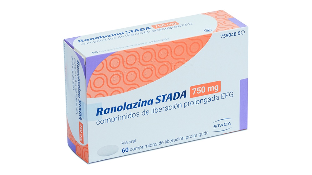 RANOLAZINA STADA 750 mg COMPRIMIDOS DE LIBERTAÇÃO PROLONGADA