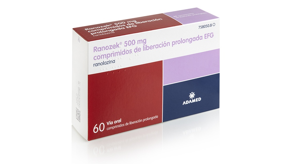 RANOZEK 500 MG COMPRIMIDOS DE LIBERTAÇÃO PROLONGADA