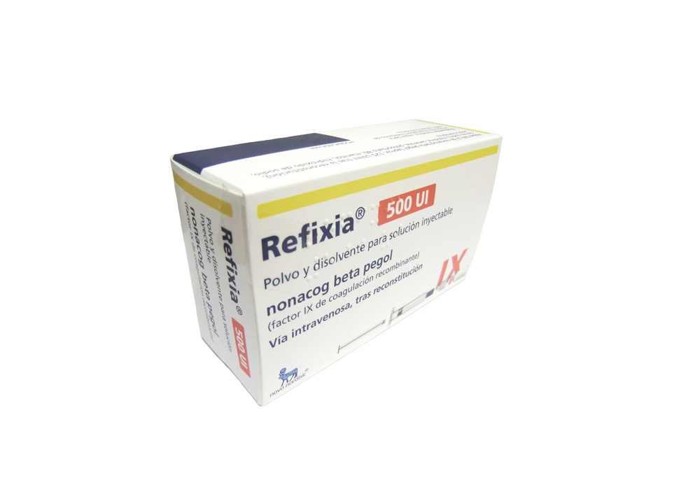 REFIXIA 500 UI PÓ E SOLVENTE PARA SOLUÇÃO INJETÁVEL