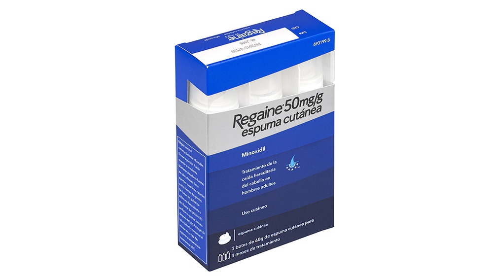 REGAINE 50 mg/g ESPUMA CUTÂNEA