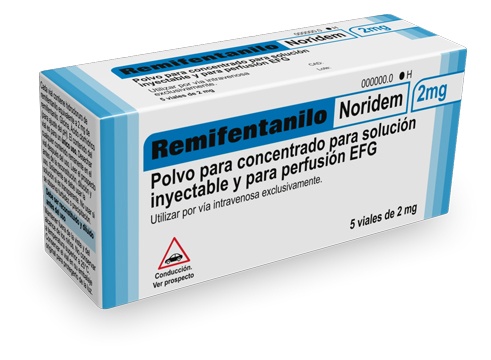 REMIFENTANILO NORIDEM 2 mg PÓ PARA CONCENTRADO PARA SOLUÇÃO INJETÁVEL E PARA PERFUSÃO