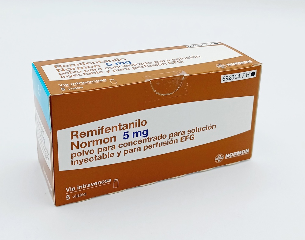 REMIFENTANILO NORMON 5 mg PÓ PARA CONCENTRADO PARA SOLUÇÃO INJETÁVEL E PARA PERFUSÃO