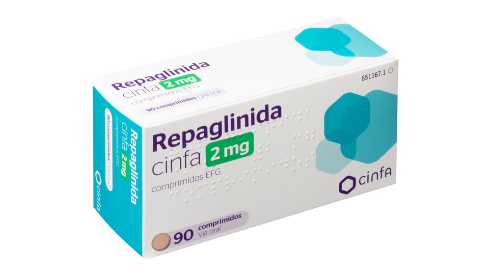 REPAGLINIDA CINFA 2 mg COMPRIMIDOS