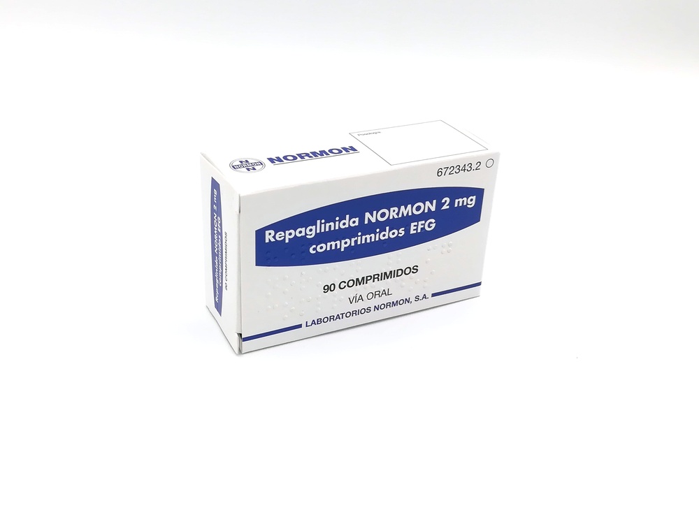 REPAGLINIDA NORMON 2 mg COMPRIMIDOS