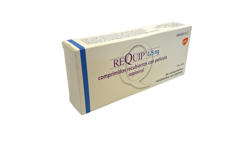 REQUIP 0,25 mg COMPRIMIDOS REVESTIDOS POR PELÍCULA