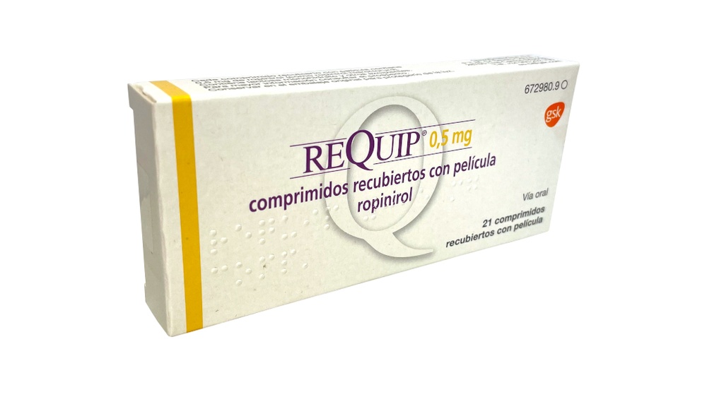 REQUIP 0,5 mg COMPRIMIDOS REVESTIDOS POR PELÍCULA