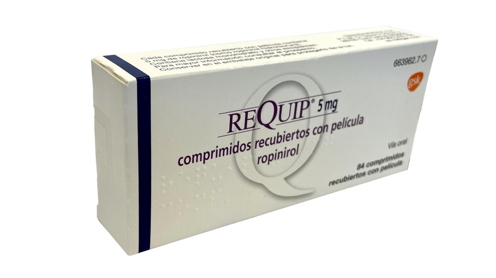 REQUIP 5 mg COMPRIMIDOS REVESTIDOS POR PELÍCULA