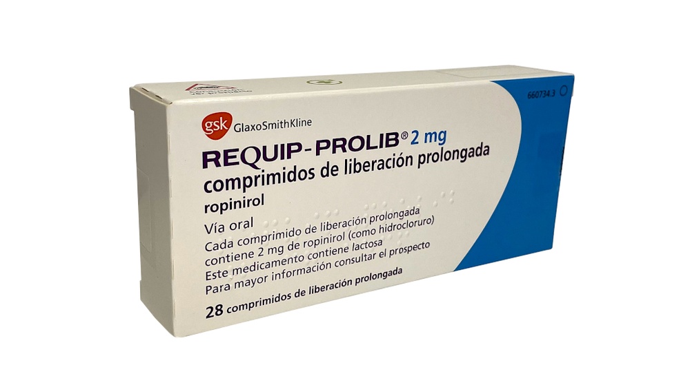 REQUIP-PROLIB 2 mg COMPRIMIDOS DE LIBERTAÇÃO PROLONGADA