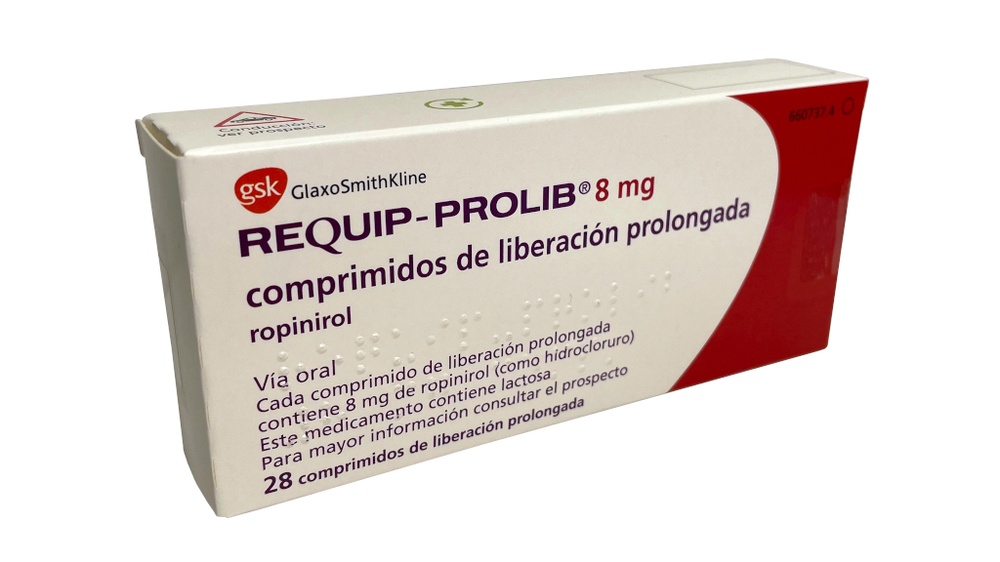 REQUIP-PROLIB 8 mg COMPRIMIDOS DE LIBERTAÇÃO PROLONGADA