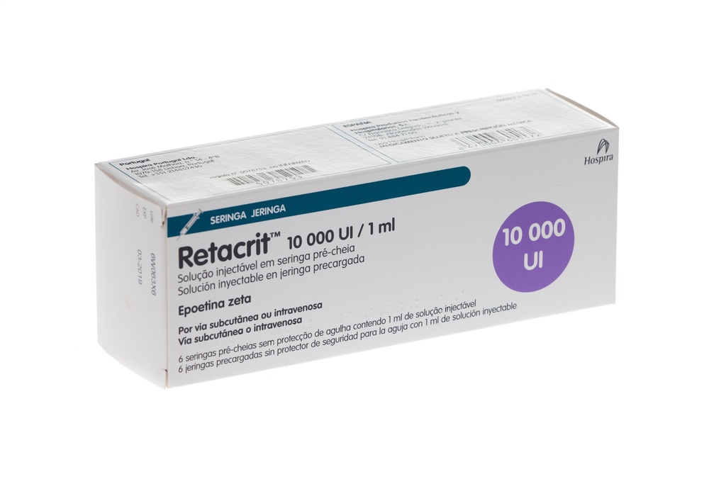 RETACRIT 10000 UI/1,0 ml SOLUÇÃO INJETÁVEL EM SERINGA PREENCHIDA