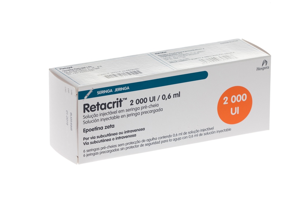 RETACRIT 2000 UI/0,6 ml SOLUÇÃO INJETÁVEL EM SERINGA PREENCHIDA