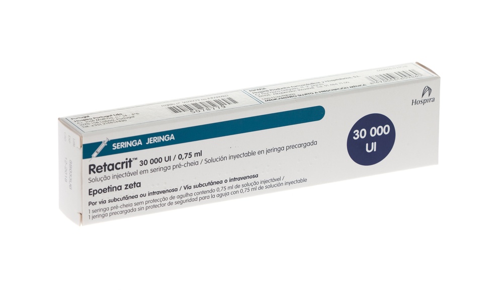 RETACRIT 30000 UI/0,75 ml SOLUÇÃO INJETÁVEL EM SERINGA PREENCHIDA