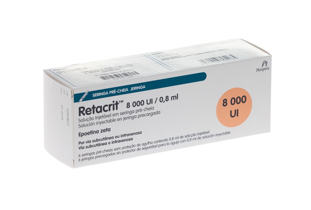 RETACRIT 8000 UI/0,8 ml SOLUÇÃO INJETÁVEL EM SERINGA PREENCHIDA