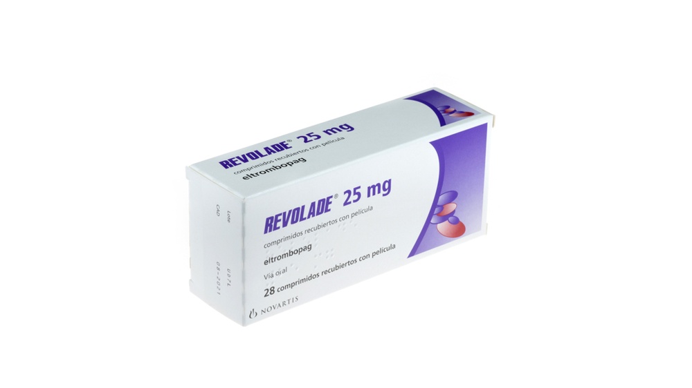 REVOLADE 25 mg COMPRIMIDOS REVESTIDOS POR PELÍCULA