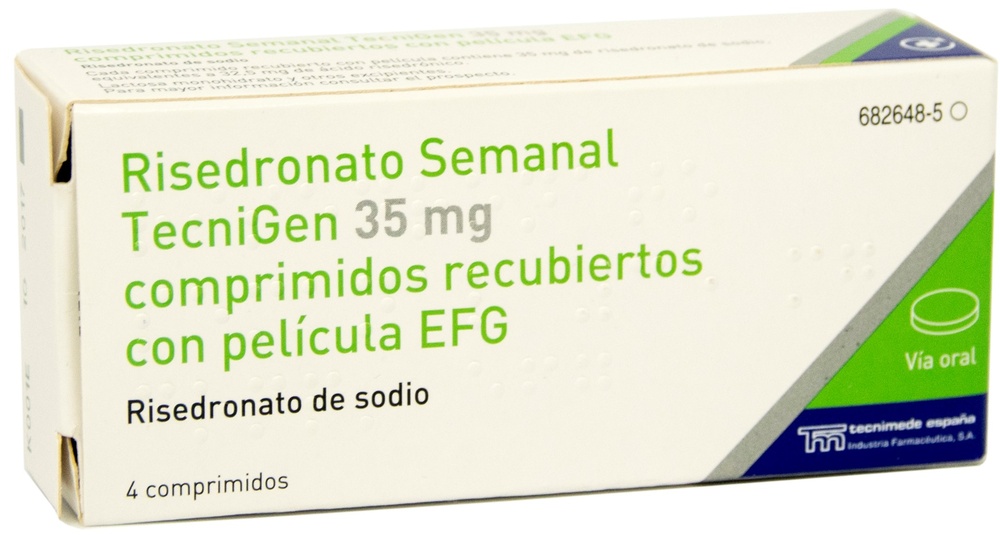 RISEDRONATO SEMANAL TECNIGEN 35 mg COMPRIMIDOS REVESTIDOS POR PELÍCULA