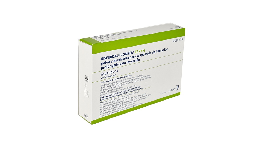 RISPERDAL CONSTA 37,5 mg pó e solvente para suspensão de libertação prolongada para injeção intramuscular