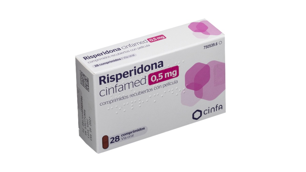 RISPERIDONA CINFAMED 0,5 mg COMPRIMIDOS REVESTIDOS POR PELÍCULA