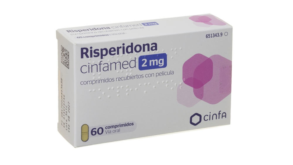 RISPERIDONA CINFAMED 2 mg COMPRIMIDOS REVESTIDOS POR PELÍCULA