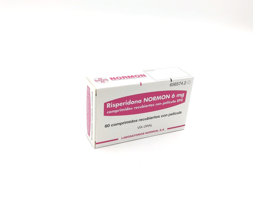 RISPERIDONA NORMON 6 mg COMPRIMIDOS REVESTIDOS POR PELÍCULA