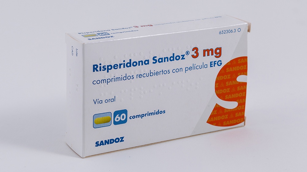 RISPERIDONA SANDOZ 3 mg COMPRIMIDOS REVESTIDOS POR PELÍCULA