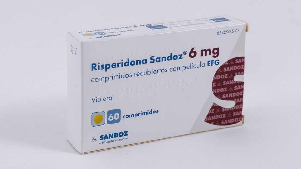 RISPERIDONA SANDOZ 6 mg COMPRIMIDOS REVESTIDOS POR PELÍCULA