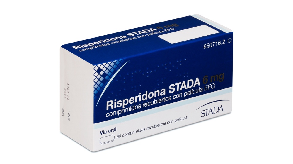 RISPERIDONA STADA 6 mg COMPRIMIDOS REVESTIDOS POR PELÍCULA