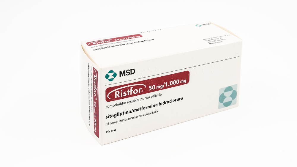 RISTFOR 50 MG/1000 MG COMPRIMIDOS REVESTIDOS POR PELÍCULA