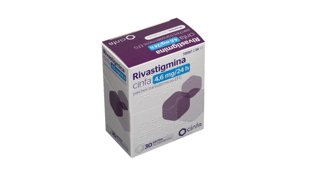 RIVASTIGMINA CINFA 4,6 mg/24h AUTOCLANTES TRANSDÉRMICOS