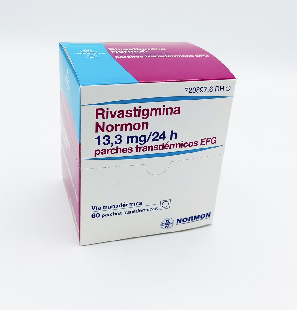 RIVASTIGMINA NORMON 13,3 mg/24h AUTOCLIVANTES TRANSDÉRMICOS