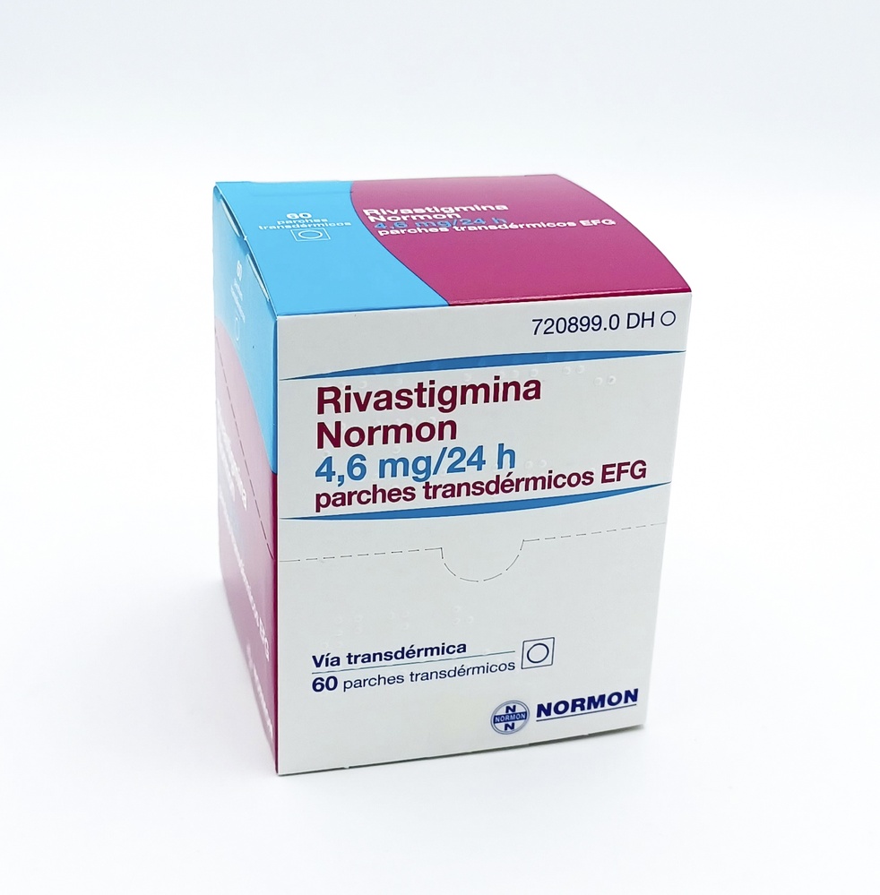 RIVASTIGMINA NORMON 4,6 mg/24h AUTOCLIVANTES TRANSDÉRMICOS