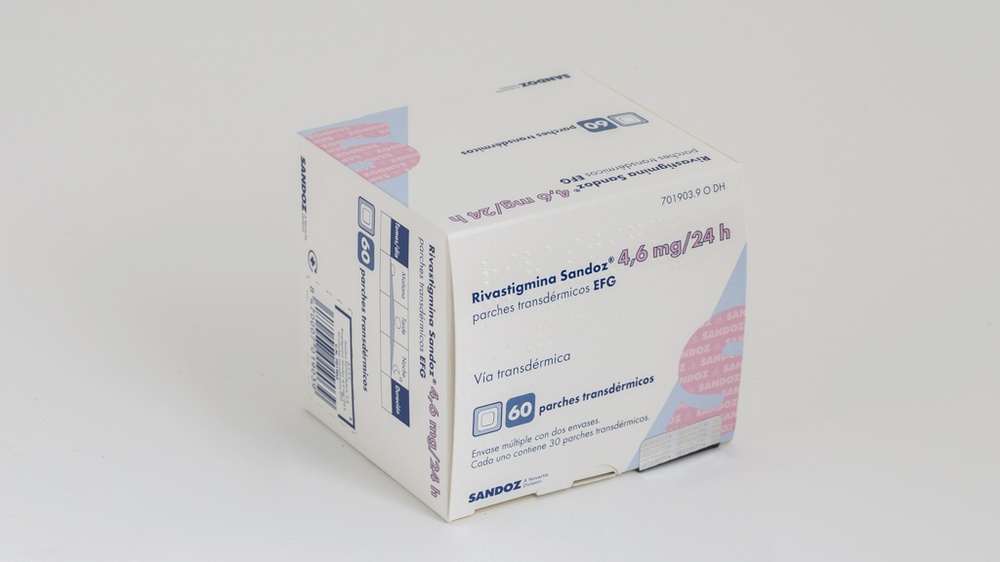 RIVASTIGMINA SANDOZ 4,6 mg/24h AUTOCLIVANTES TRANSDÉRMICOS