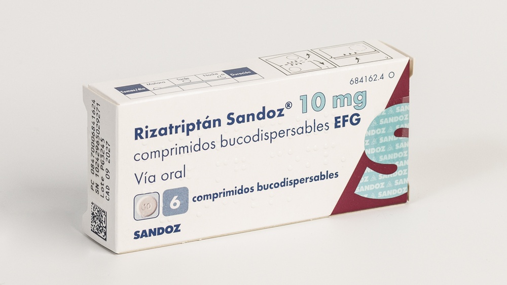 RIZATRIPTAN SANDOZ 10 mg COMPRIMIDOS ORODISPERSÍVEIS