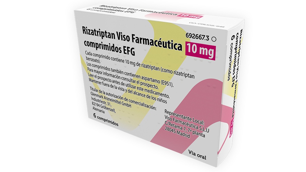 RIZATRIPTAN VISO FARMACÉUTICA 10 mg COMPRIMIDOS
