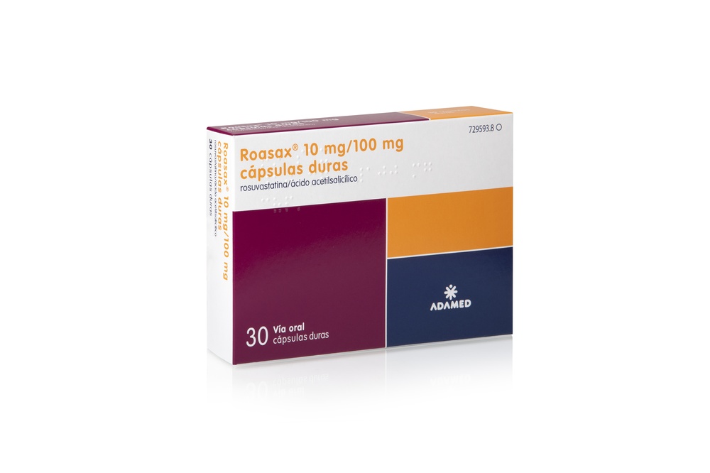 ROASAX 10 MG/100 MG CÁPSULAS DURAS