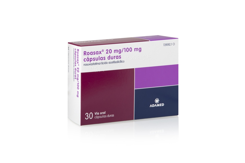 ROASAX 20 MG/100 MG CÁPSULAS DURAS